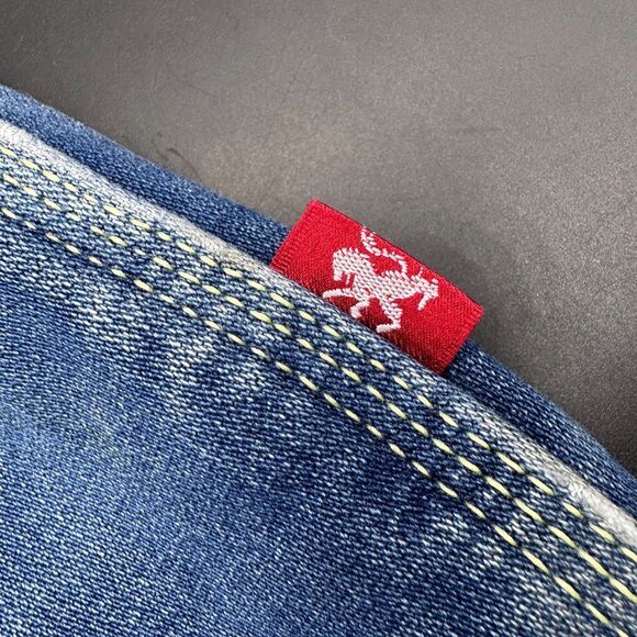 Vintage Jeans Blue Denim Braxton Stretch 1980s Taiwan Retro 5 Pocket High Waist - Picture 11 of 15